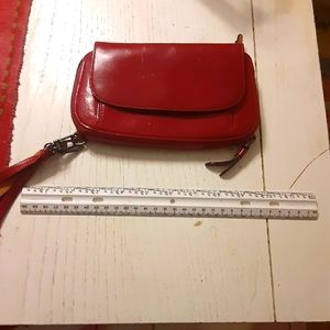 Tumi cherry red wallet